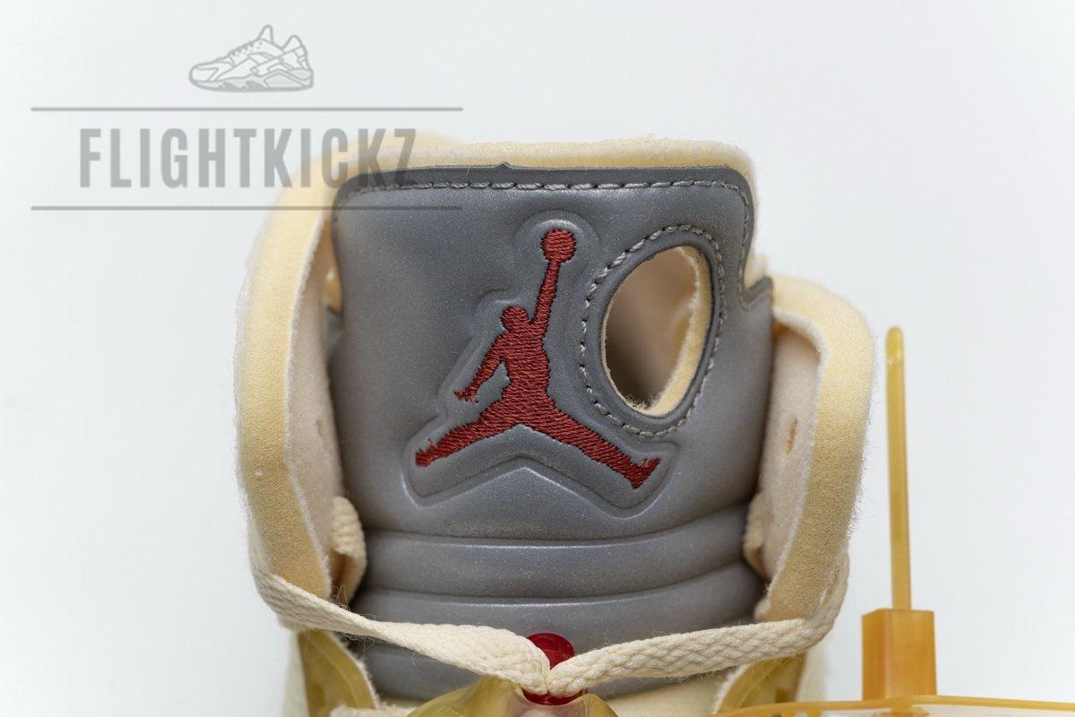 DH8565-100 OFF White x Air Jordan 5 Retro SP Sail - Image 14