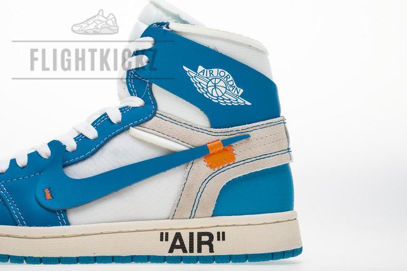 Off White x Air Jordan 1 “UNC”AQ0818-148 - Image 3