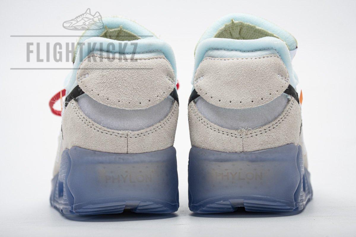AA7293-100 Off-White x Nike Air Max 90 “All White” - Image 5