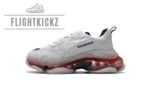 0625 W09O1 Balenciaga Triple S Milk White Black