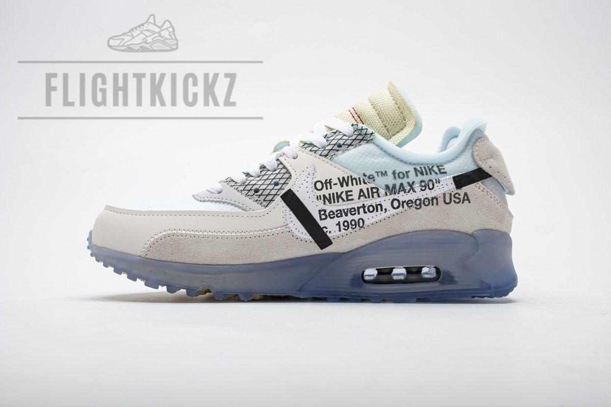 AA7293-100 Off-White x Nike Air Max 90 “All White” - Image 2