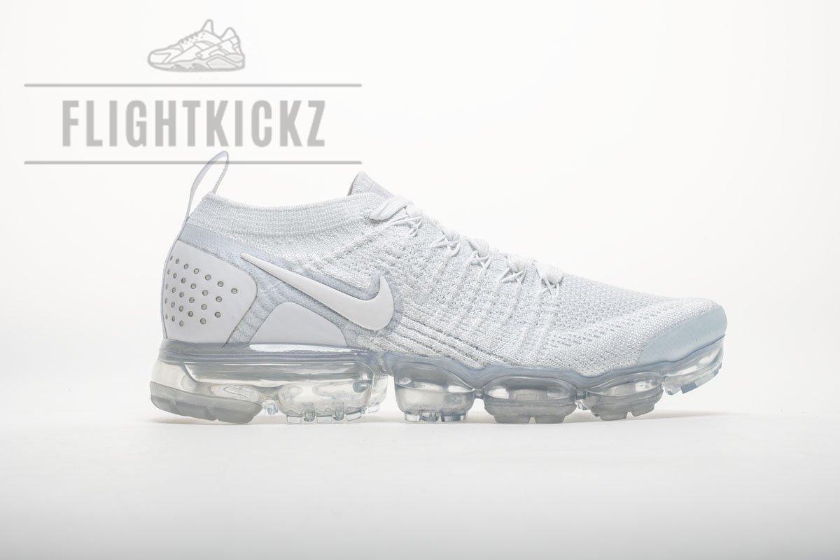 942842-100 Nike Air VaporMax 2.0 White Platinum - Image 2