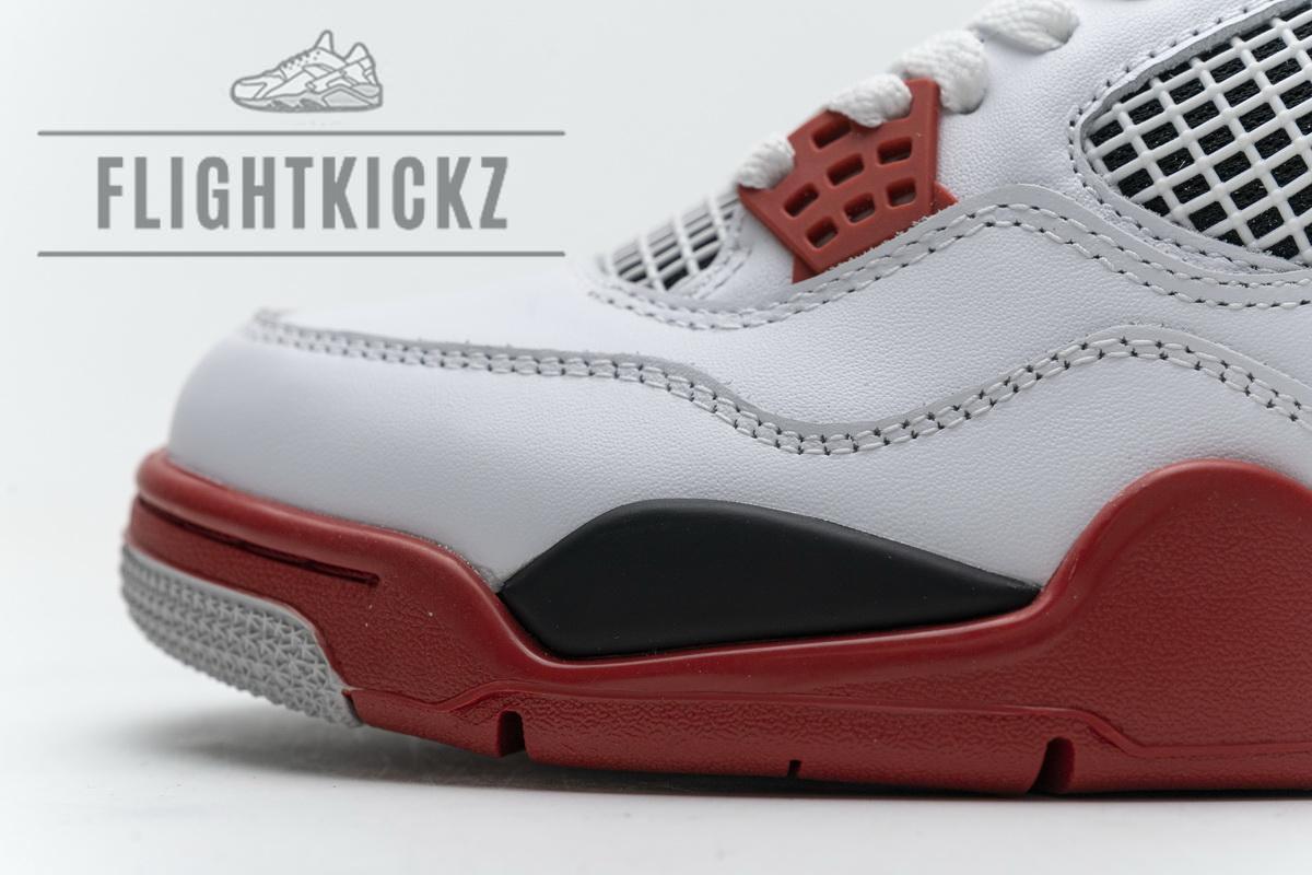 308497-110 Air Jordan 4 Retro Fire Red - Image 9