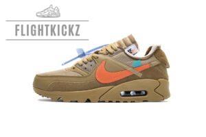AA7293-200 Off-White x Nike Air Max 90 “Desert Ore”