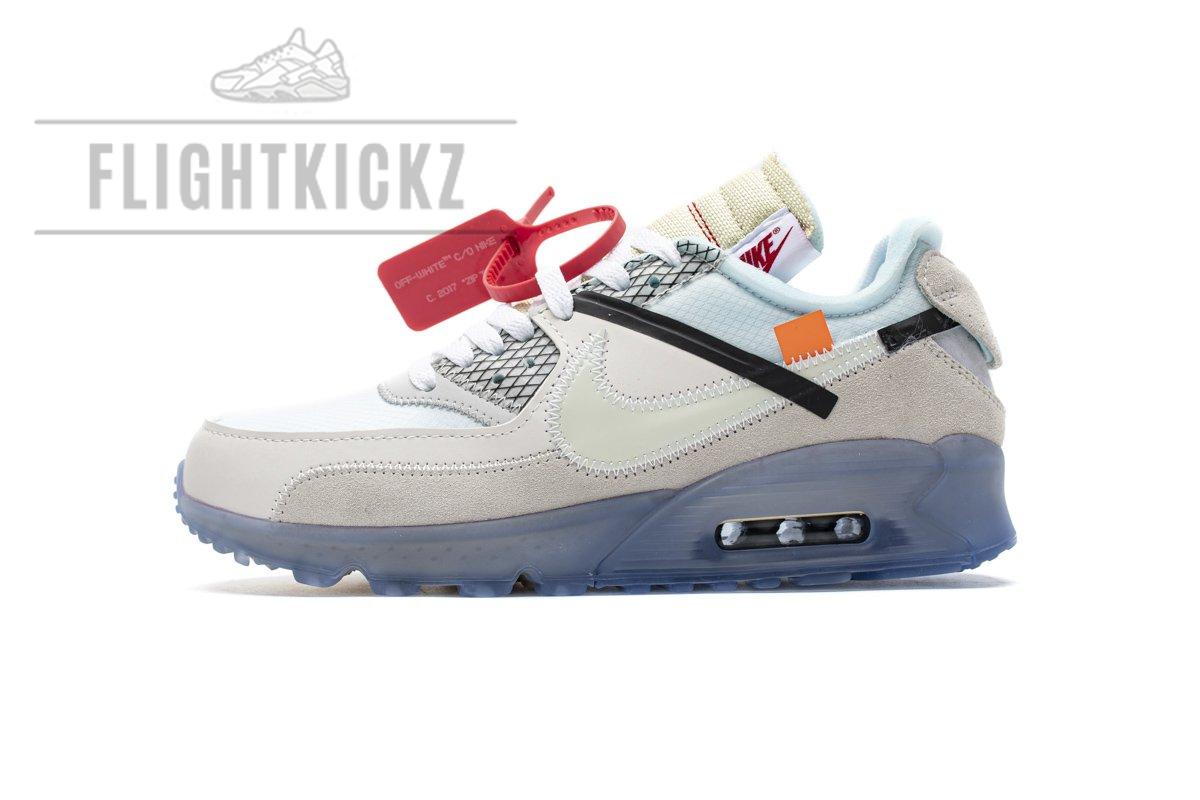 AA7293-100 Off-White x Nike Air Max 90 “All White”
