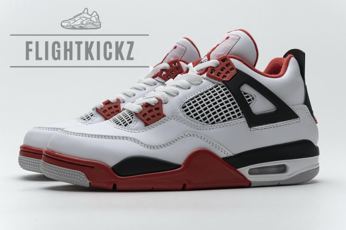 308497-110 Air Jordan 4 Retro Fire Red - Image 6