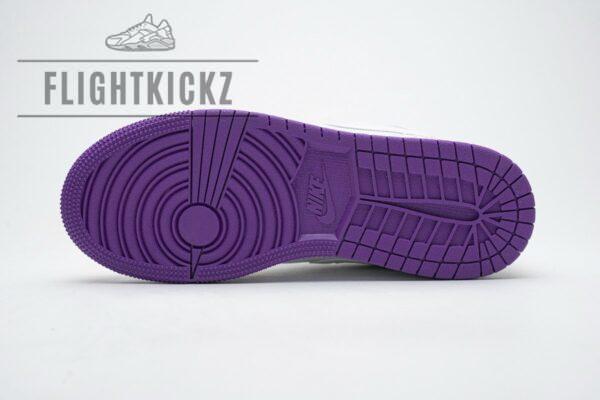 555112-100 Air Jordan 1 Mid SE White Fuchsia Blast - Image 11