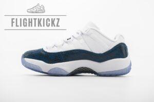 Air Jordan 11 Low “Navy Blue Snakeskin”CD6846-102