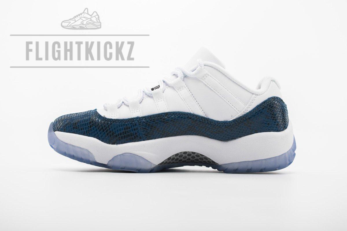 Air Jordan 11 Low “Navy Blue Snakeskin”CD6846-102