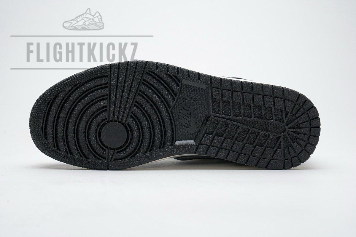 852542-011 Air Jordan 1 Mid SE “Satin Grey” - Image 8