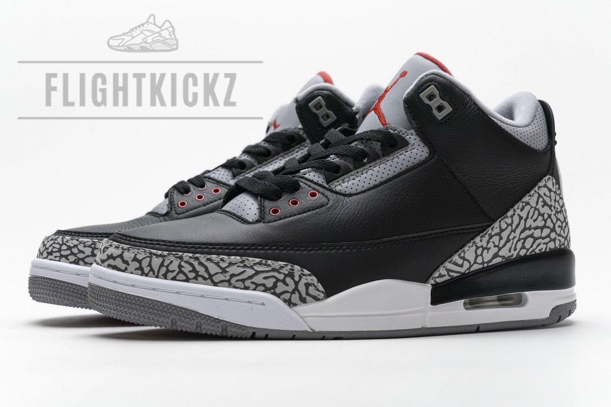 854262-001 Air Jordan 3 Retro OG 'Black Cement' - Image 6