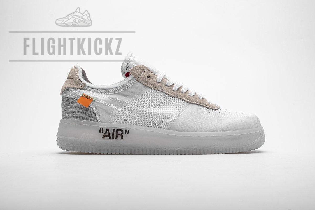 AO4606-100 OFF White X Air Force 1 Low White - Image 3