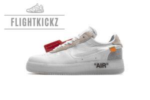 AO4606-100 OFF White X Air Force 1 Low White