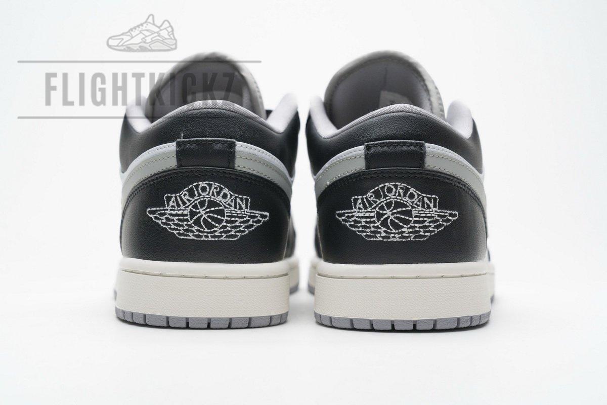 553558-039 Air Jordan 1 Low Light Smoke Grey - Image 7