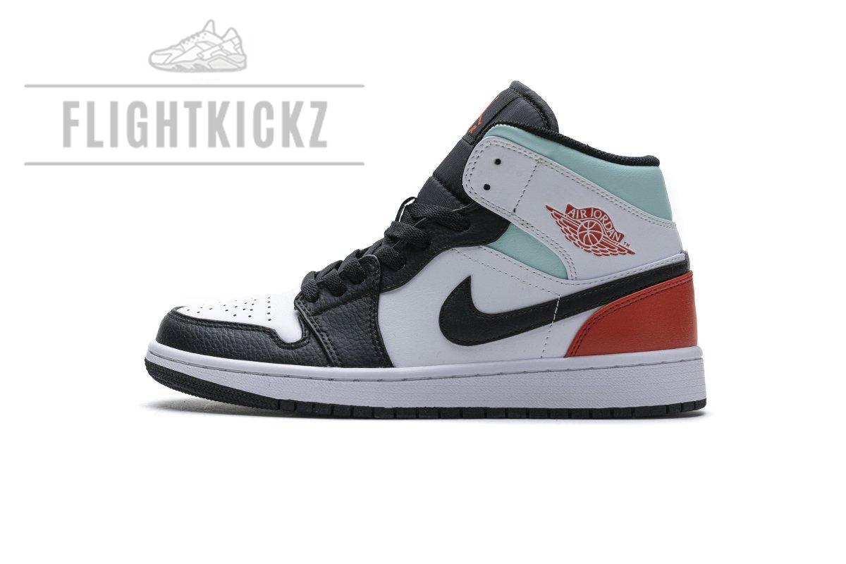 BQ6931-100 Air Jordan 1 Mid GS Black Toe