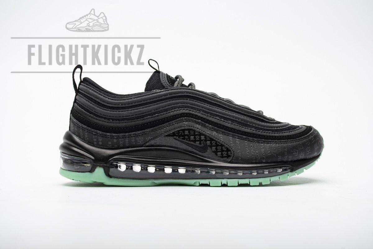 921826-017 Nike Air Max 97 Black Green Glow - Image 8