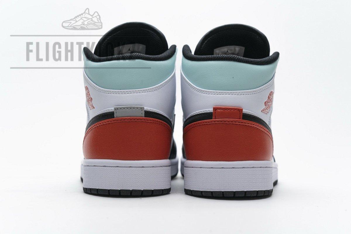 BQ6931-100 Air Jordan 1 Mid GS Black Toe - Image 7