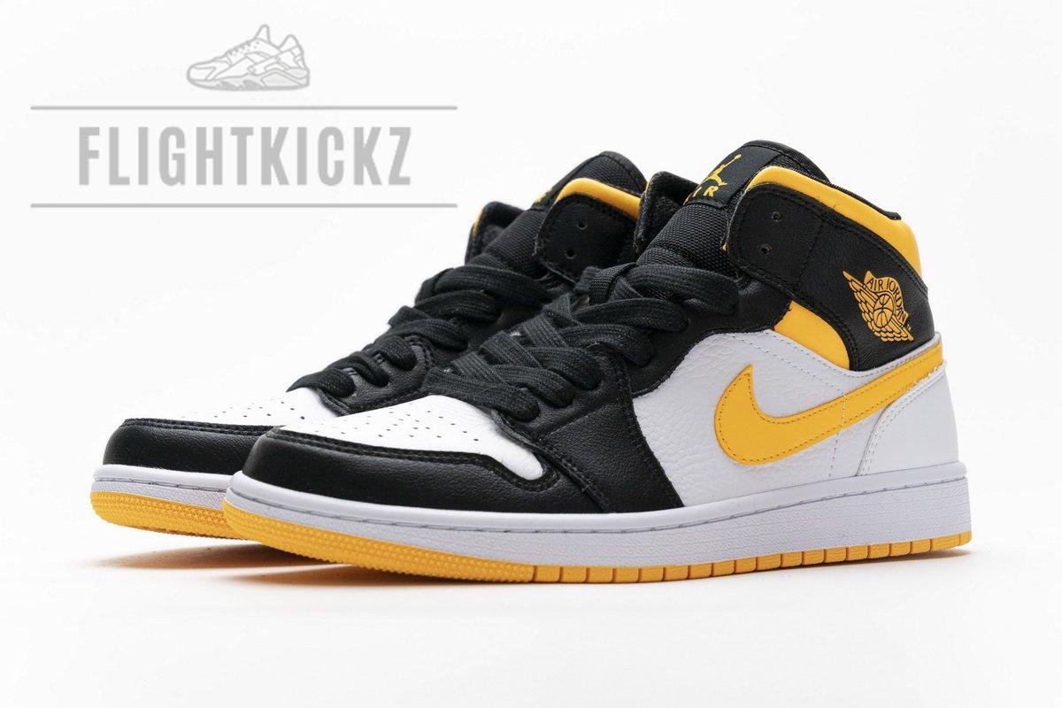 CV5276-107 Air Jordan 1 Mid SE Laser Orange Black - Image 6