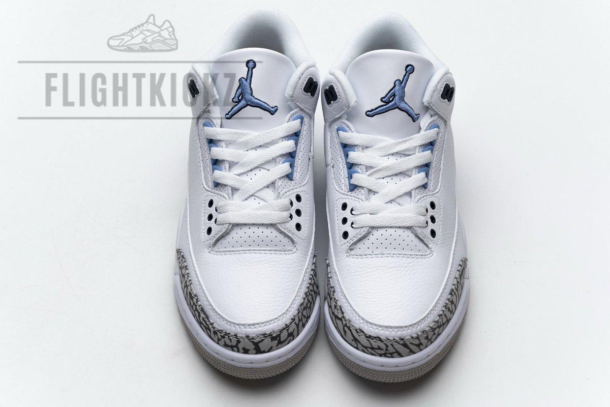 CT8532-104 Air Jordan 3 'UNC' - Image 4