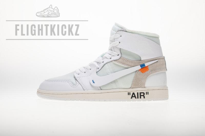 OFF WHITE X Air Jordan 1 AQ0818-100 White