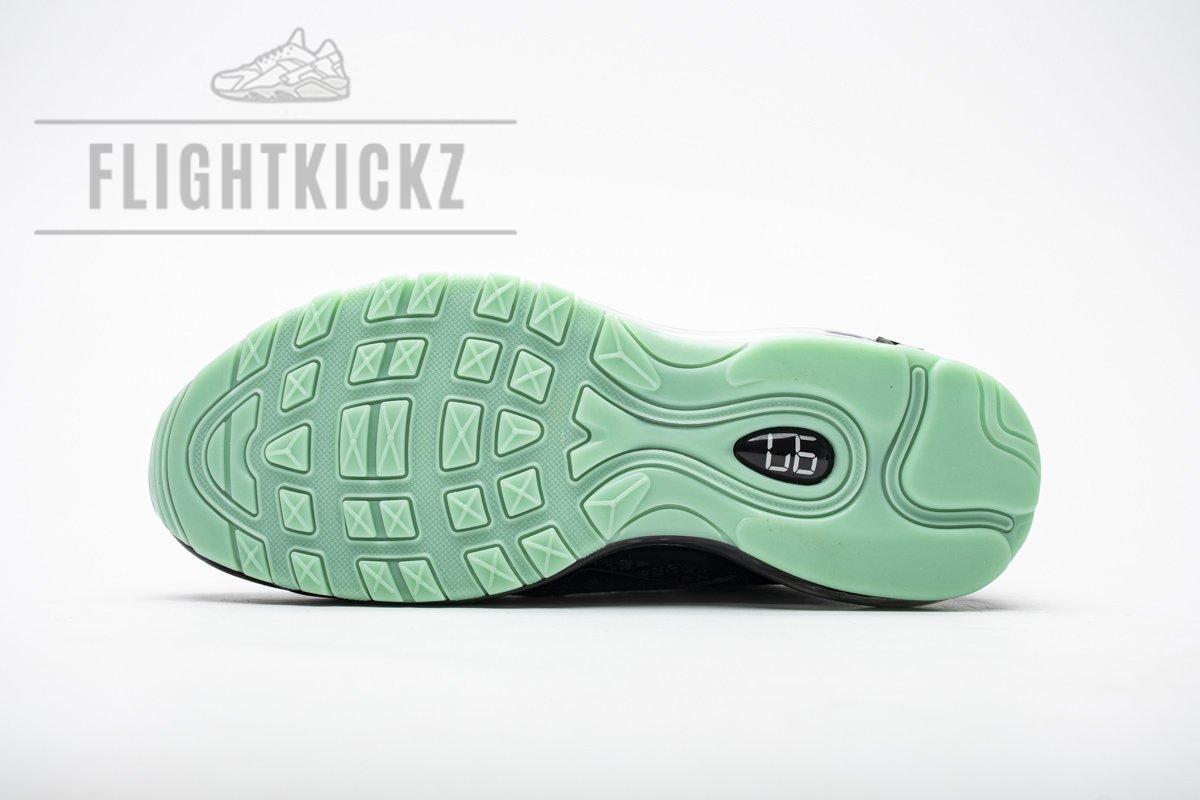 921826-017 Nike Air Max 97 Black Green Glow - Image 9