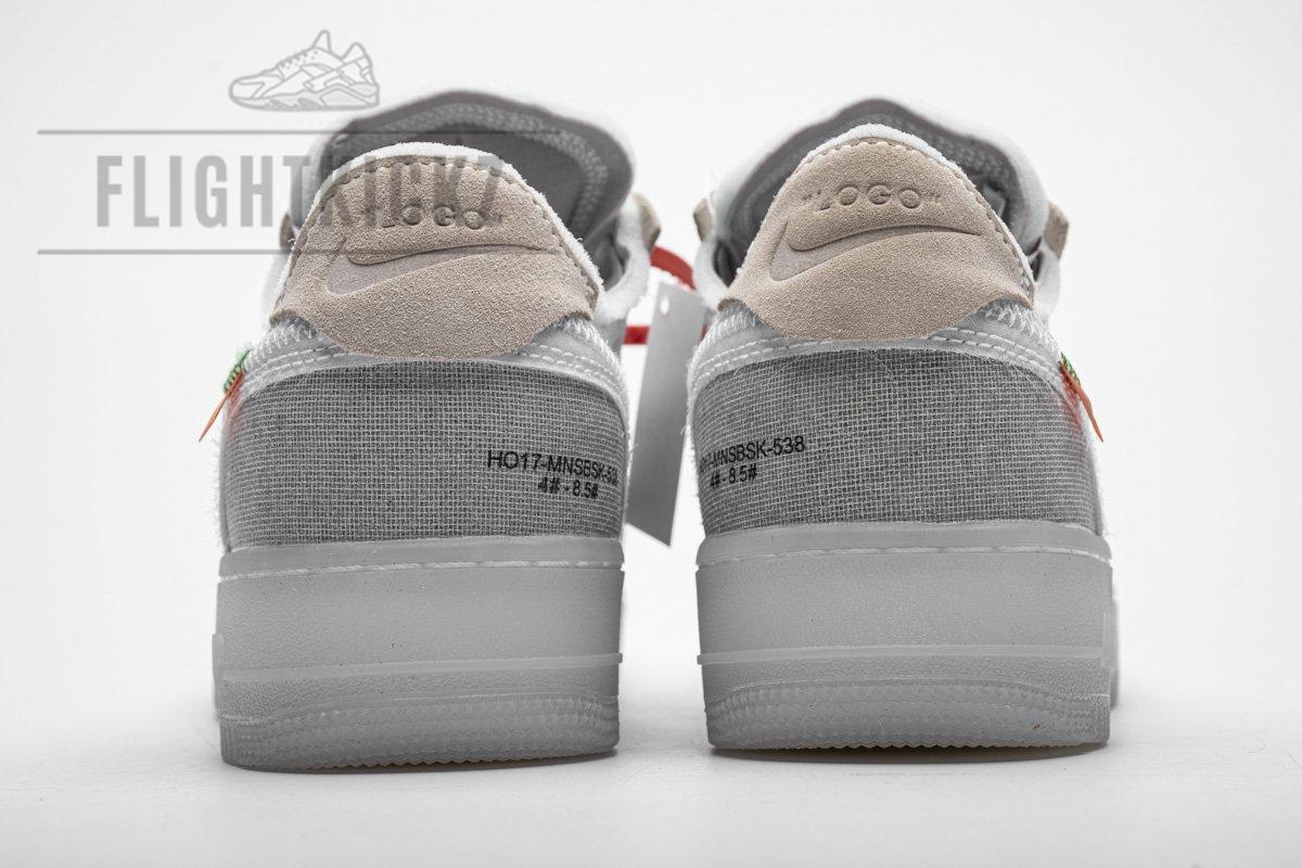 AO4606-100 OFF White X Air Force 1 Low White - Image 6