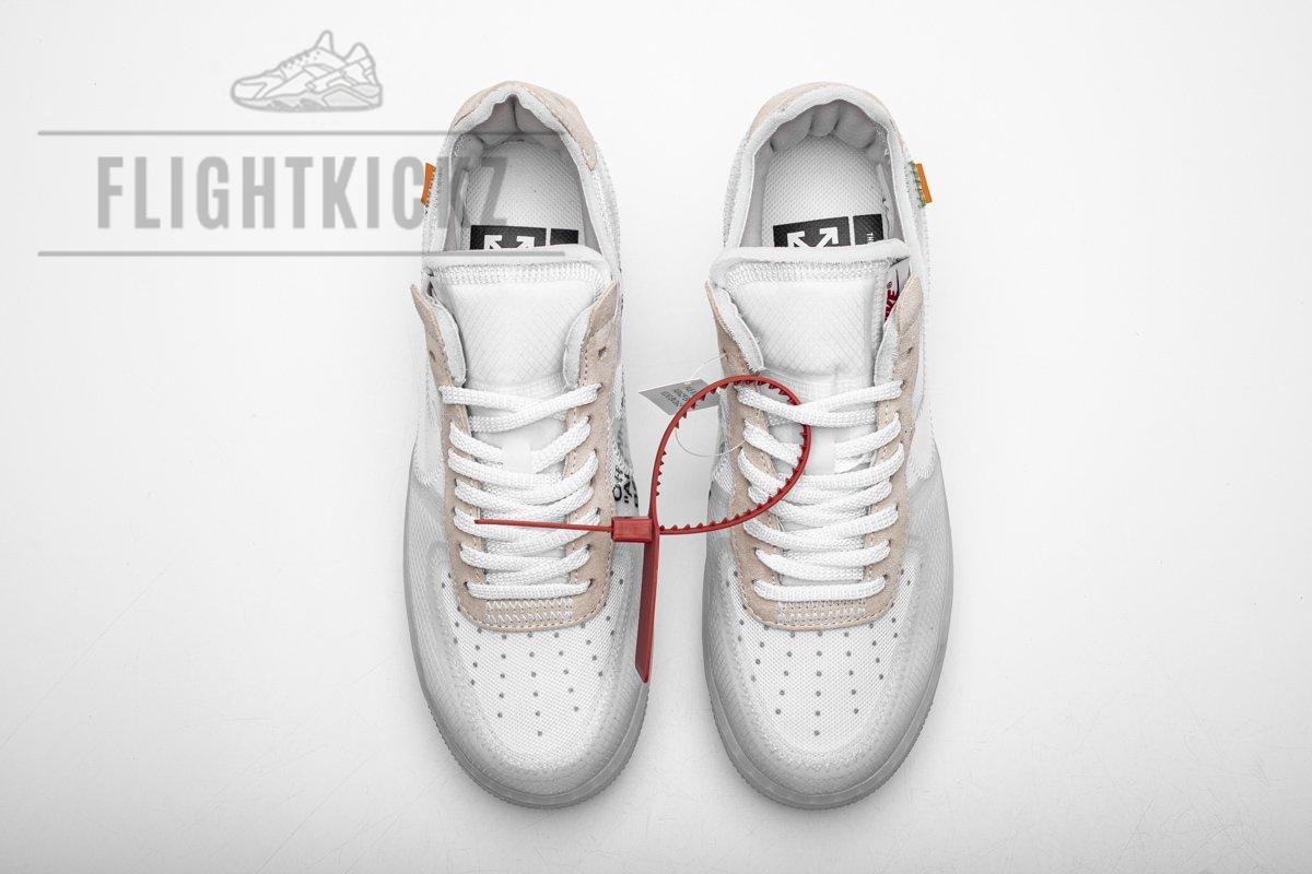 AO4606-100 OFF White X Air Force 1 Low White - Image 8