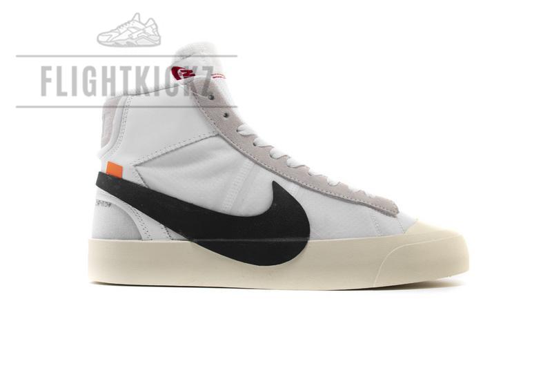 OFF WHITE X Nike Blazer Mid AA3832-100 Grim Reaper - Image 7