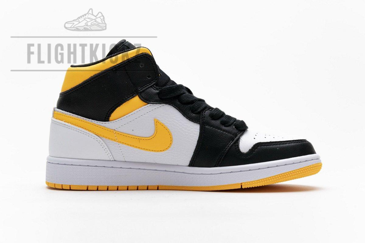 CV5276-107 Air Jordan 1 Mid SE Laser Orange Black - Image 10