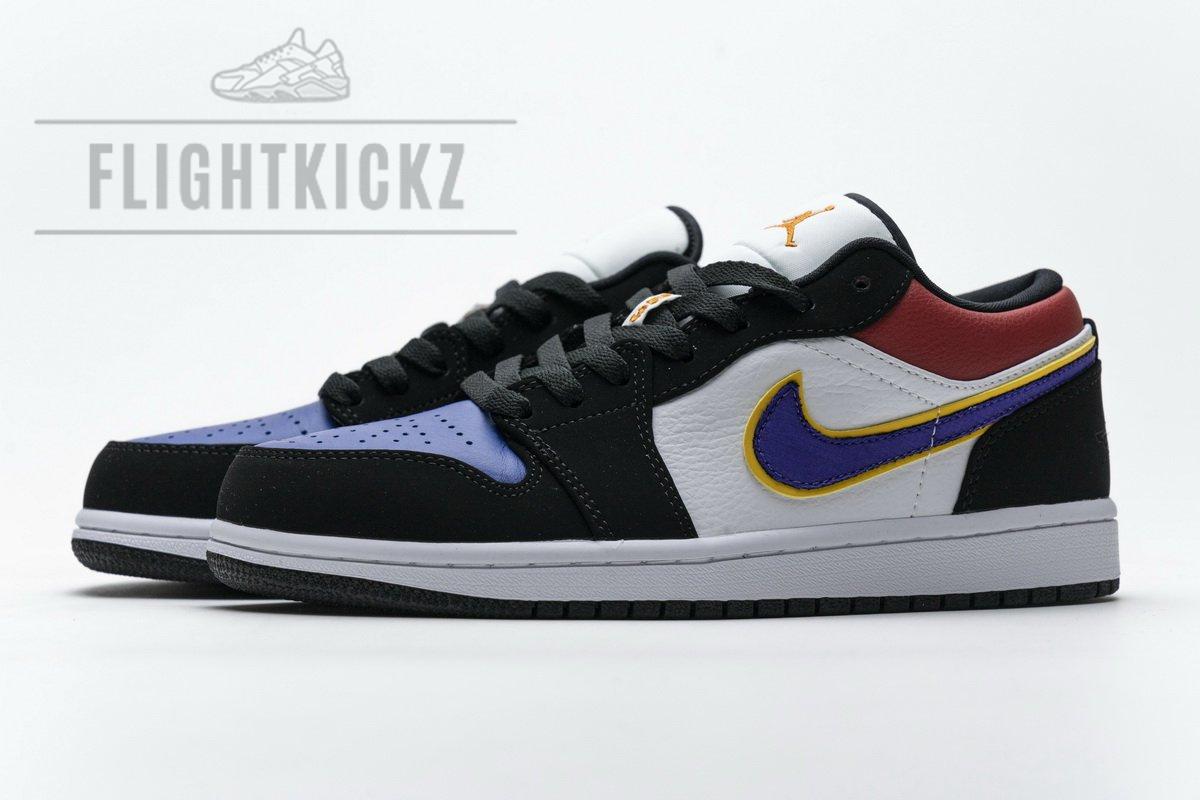 Air Jordan 1 Low Lakers Top 3 CJ9216-051 - Image 6