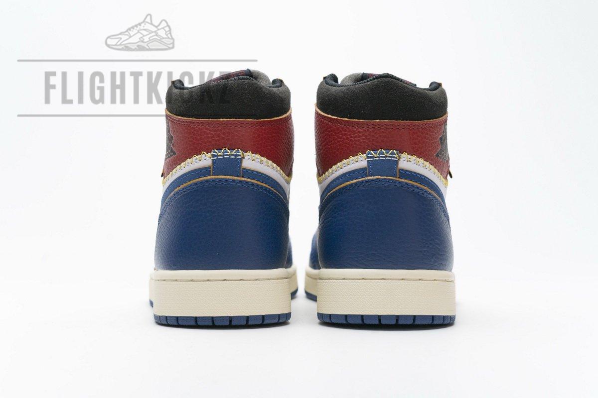 BV1300-146 Air Jordan 1 Retro High Union Los Angeles Blue Toe - Image 7