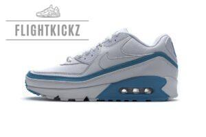 CJ7197-102 Undefeated x Nike Air Max 90 White Blue