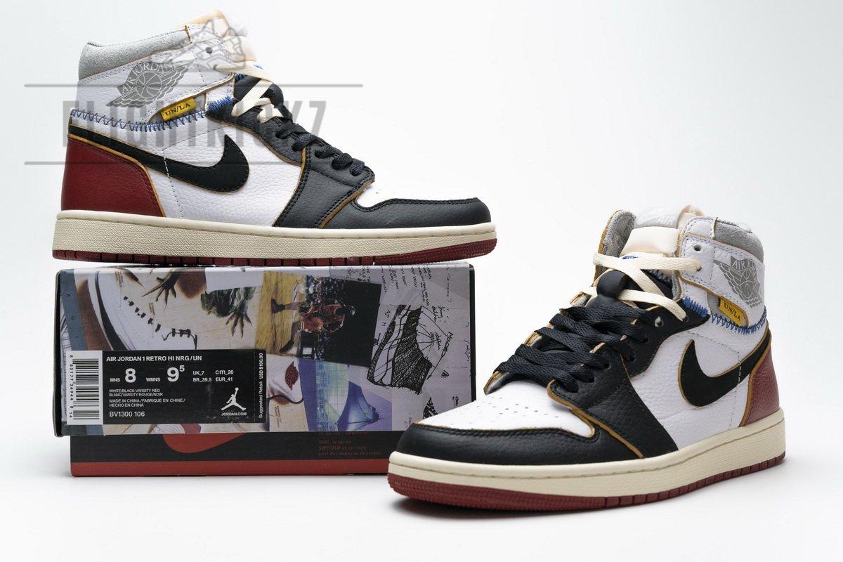 BV1300-106 Air Jordan 1 Retro High Union Los Angeles Black Toe - Image 2