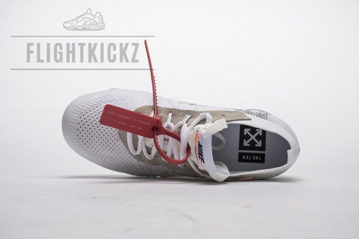 2018 1.0 AA3831-100 Off White x Nike Air VaporMax 2018 'All White' - Image 6