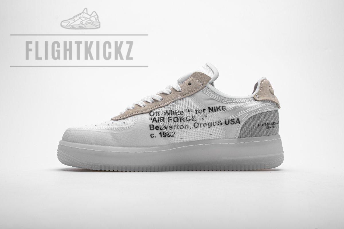 AO4606-100 OFF White X Air Force 1 Low White - Image 2