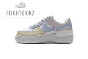 CI0919-106 Womens Air Force 1 Shadow White Ghost