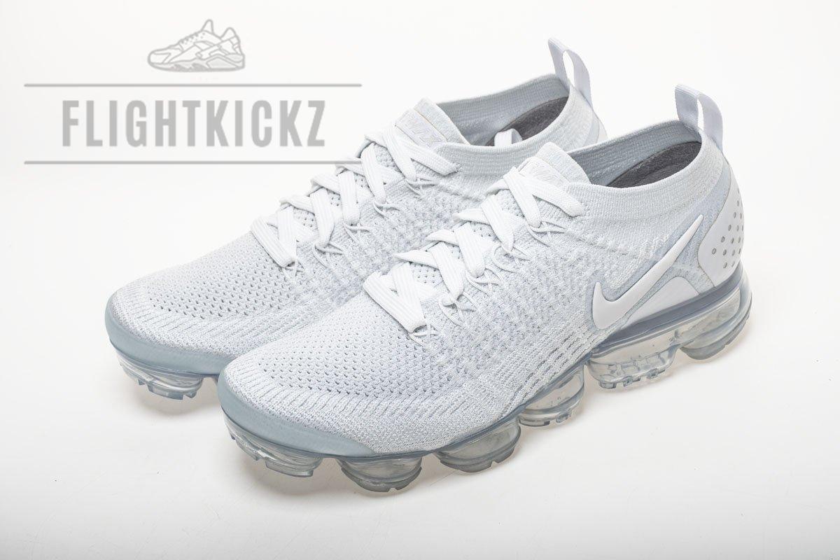 942842-100 Nike Air VaporMax 2.0 White Platinum - Image 6