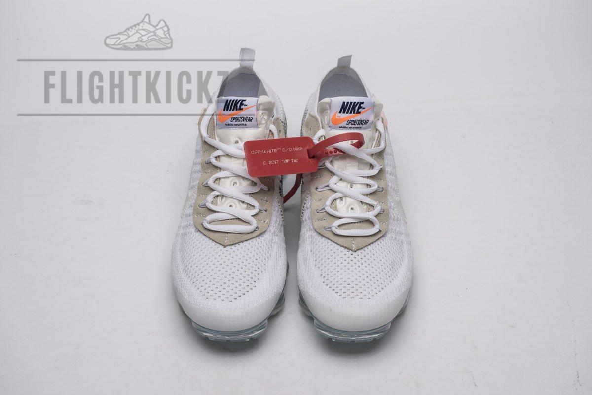 2018 1.0 AA3831-100 Off White x Nike Air VaporMax 2018 'All White' - Image 2
