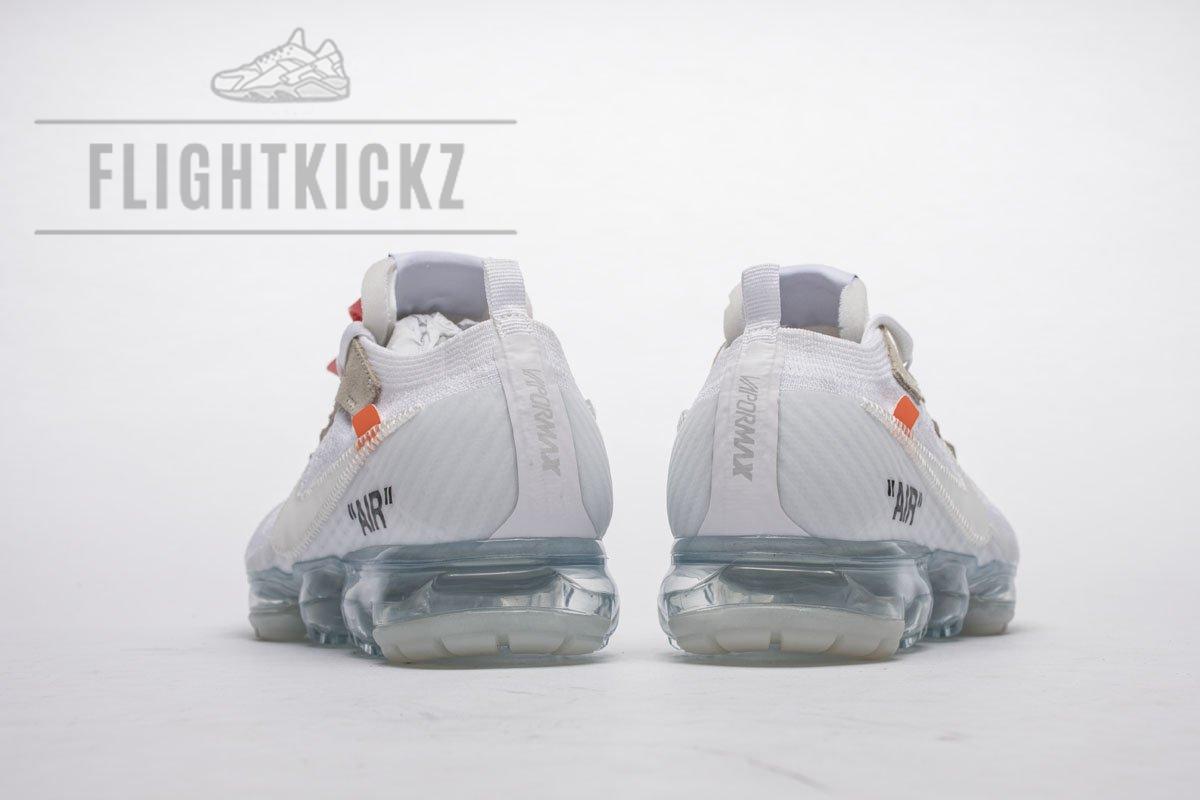 2018 1.0 AA3831-100 Off White x Nike Air VaporMax 2018 'All White' - Image 5