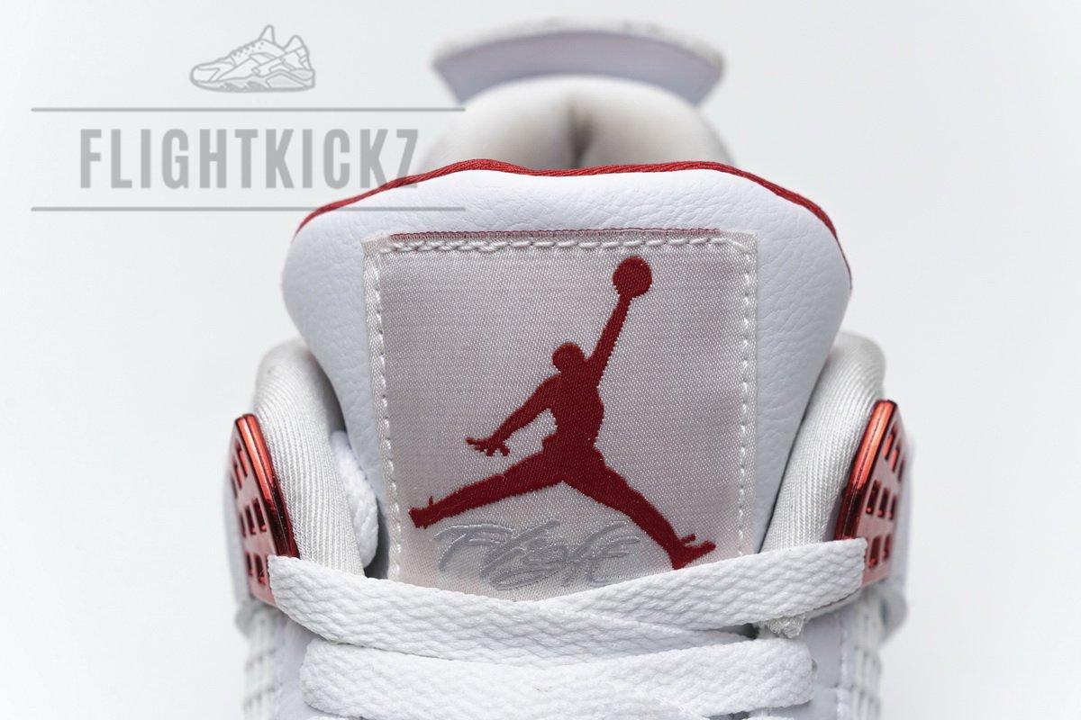 CT8527-112 Air Jordan 4 Retro “Metallic Red” - Image 8