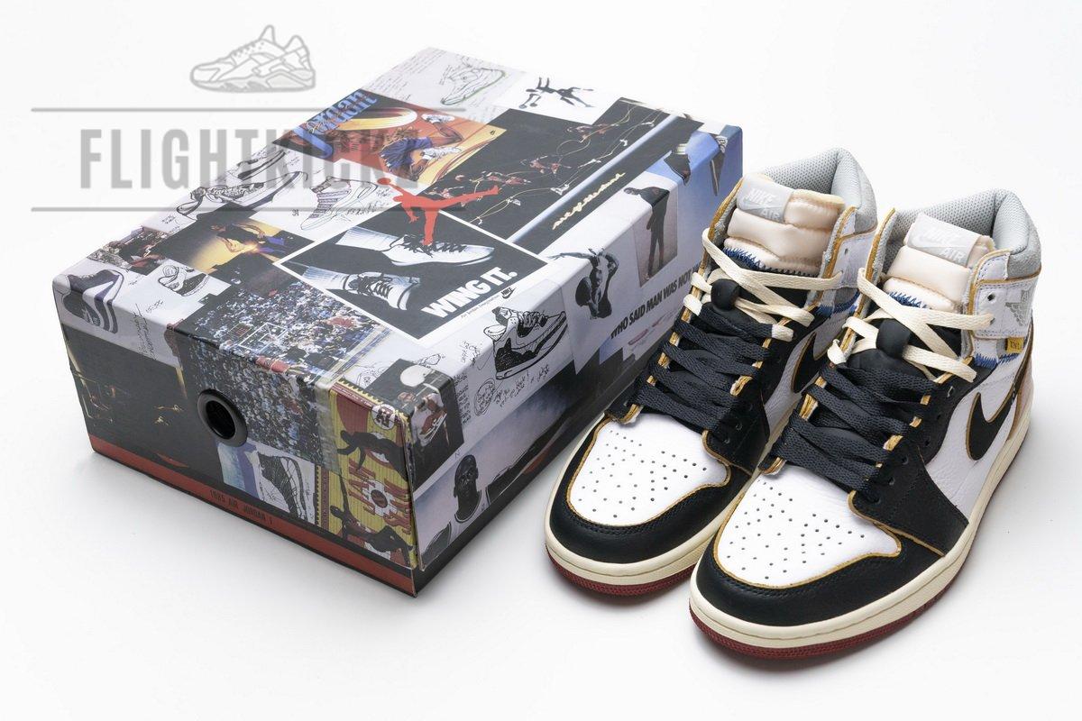BV1300-106 Air Jordan 1 Retro High Union Los Angeles Black Toe - Image 3