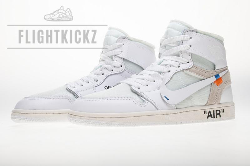 OFF WHITE X Air Jordan 1 AQ0818-100 White - Image 7