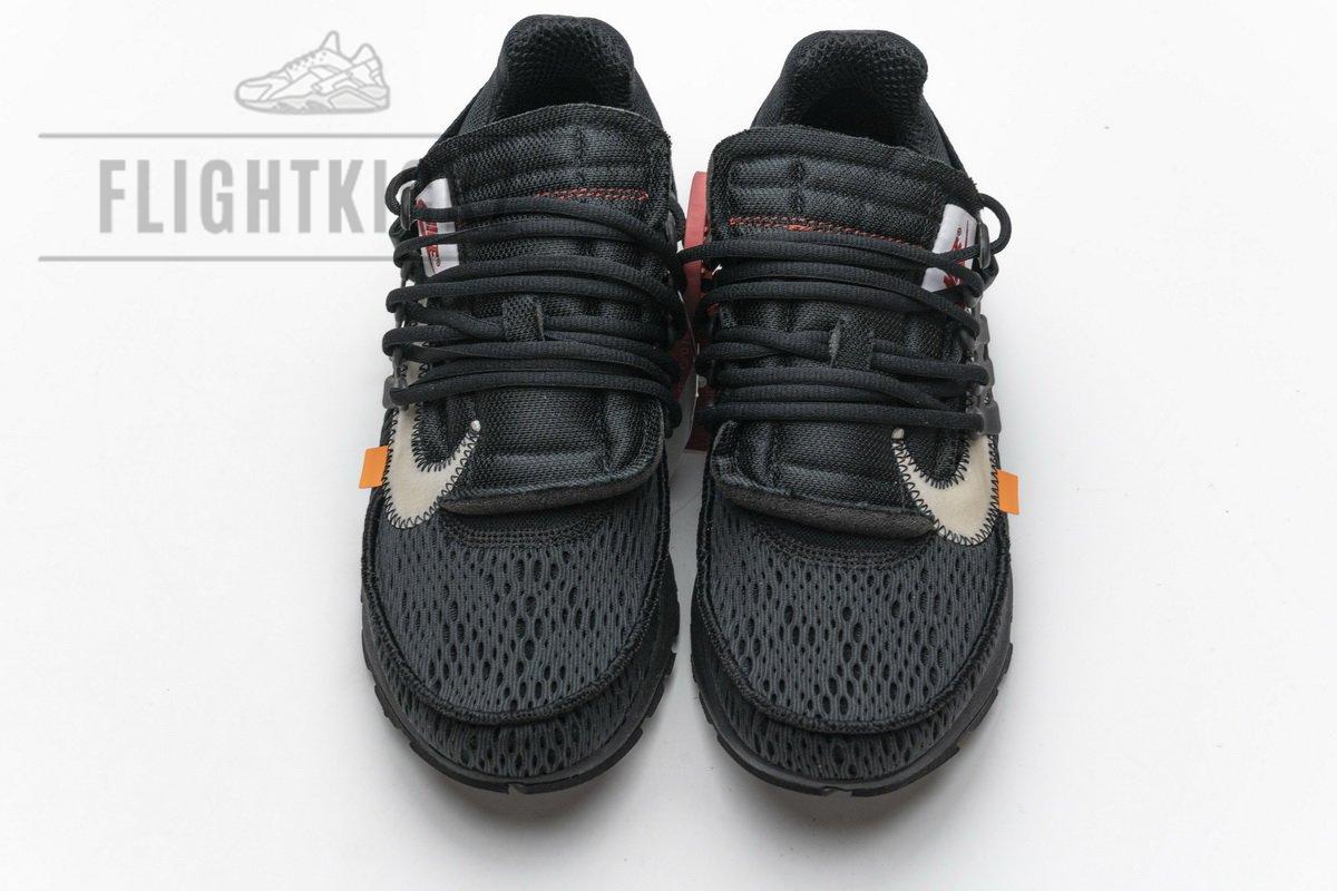 AA3830-002 OFF-WHITE x Nike Air Presto Black - Image 4