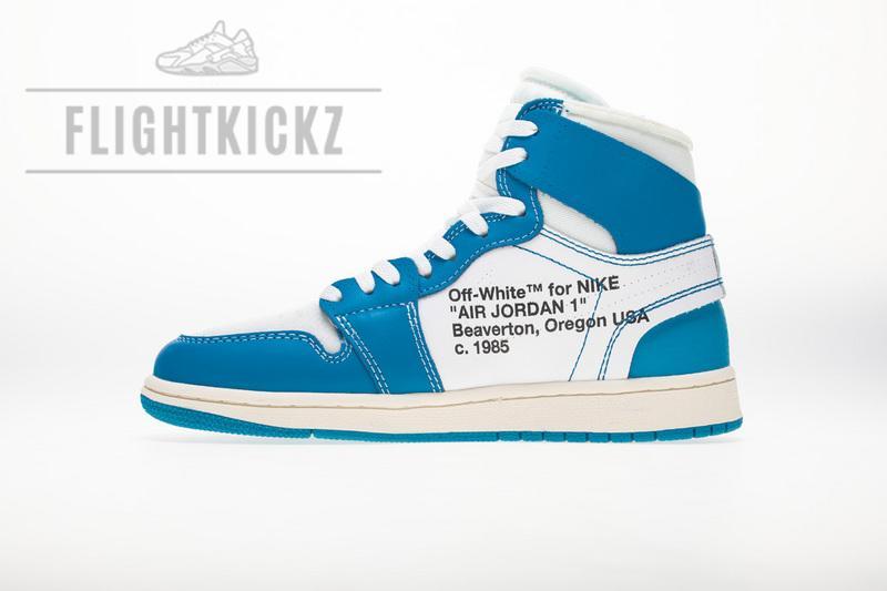 Off White x Air Jordan 1 “UNC”AQ0818-148 - Image 9