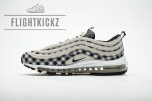 312834-201 Nike Air Max 97 Premium Plaid Light Cream