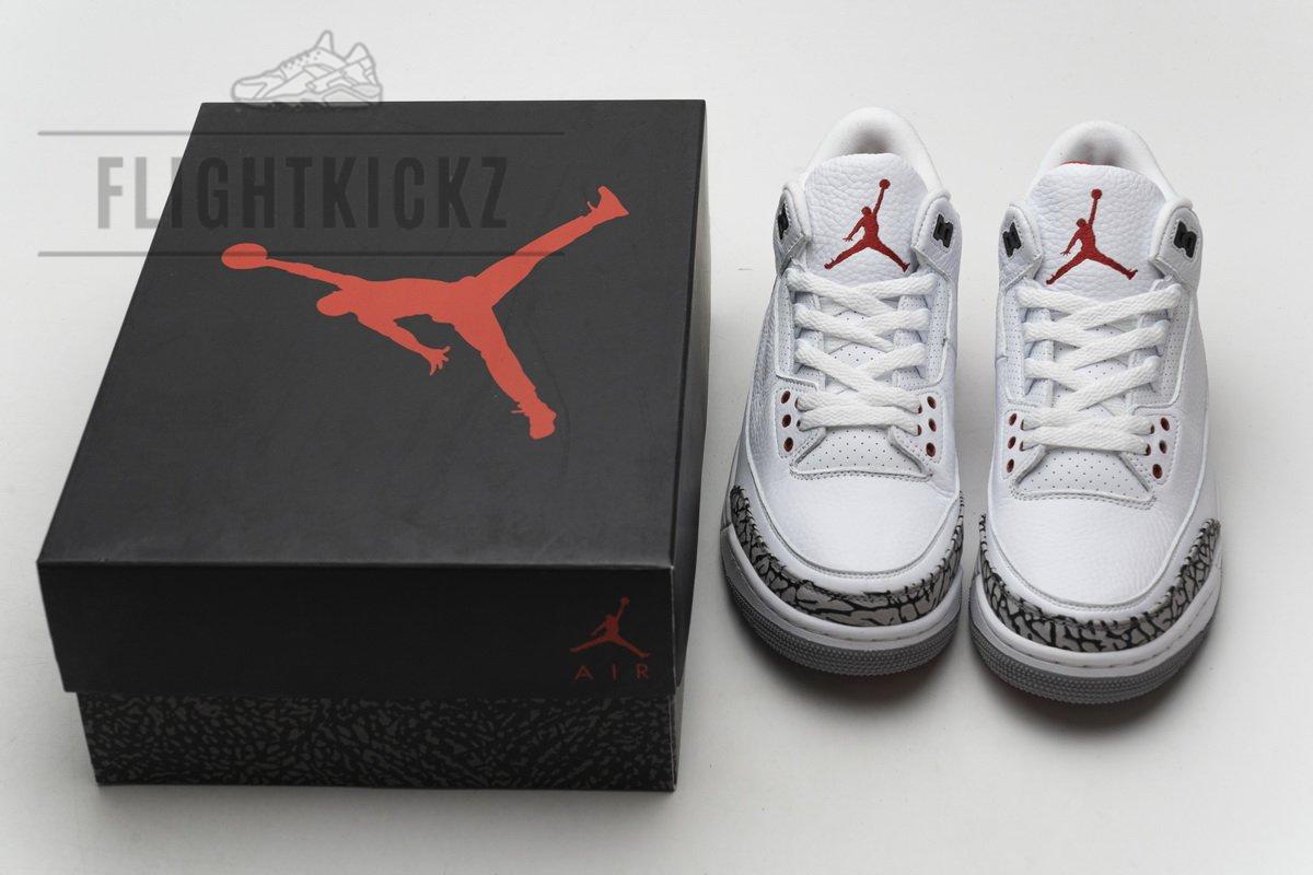 136064-116 Air Jordan 3 Retro Hall of Fame - Image 3