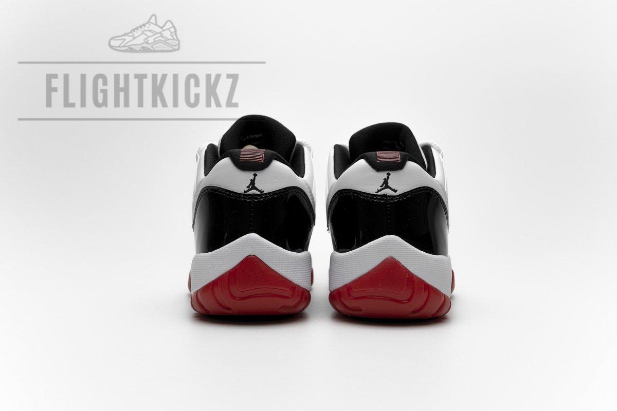 AV2187-160 Air Jordan 11 Low “White Bred” - Image 7
