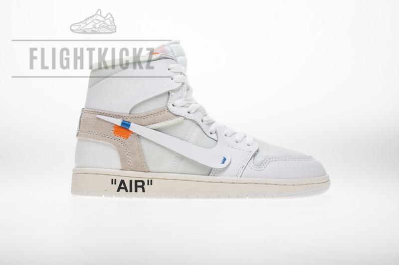 OFF WHITE X Air Jordan 1 AQ0818-100 White - Image 8