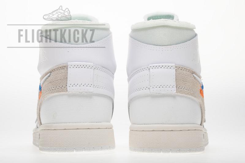 OFF WHITE X Air Jordan 1 AQ0818-100 White - Image 6
