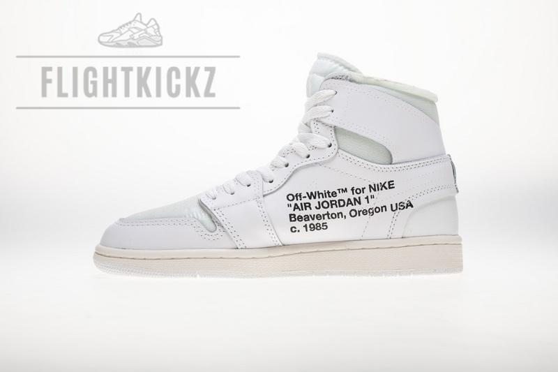 OFF WHITE X Air Jordan 1 AQ0818-100 White - Image 2
